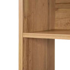 68-Inch Tall Bookcase with 8 Shelves and 2 Cabinet Doors, Brown