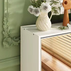 3-Tier Flip Door Shoe Cabinet with Full-Length Mirror, Holds 18 Pairs