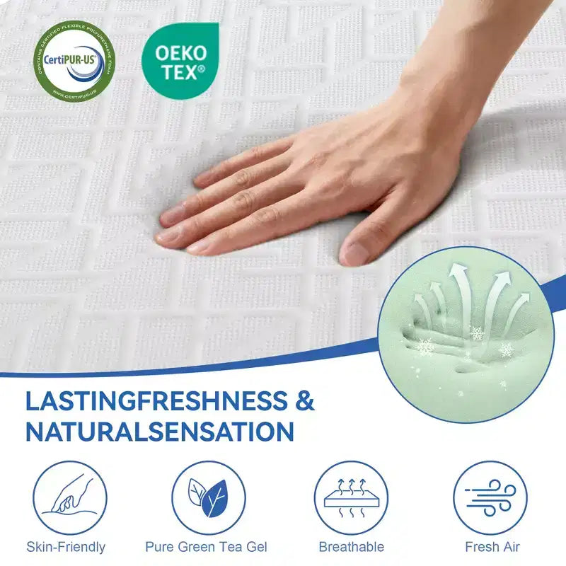 Dyonery memory foam mattresses are available in multiple sizes and thicknessesoffer a double-sided sleeping experience and different hardness levels