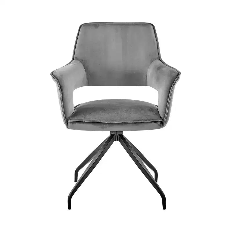 TUYOHW Velvet Accent Chair,Modern Upholstered Side Chair with Armrest,Black Wooden Legs,Lounge Chair for Living Room,Bedroom,Office