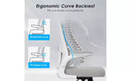 Double Mesh Ergonomic Office Chair with Flip-Up Armrests and Lumbar Support