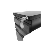 3-Drawer Mobile File Cabinet with Lock, Under-Desk Filing for Home Office