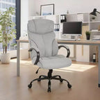 Big and Tall PU Leather Executive Office Chair, 500 lb Capacity, 360° Swivel