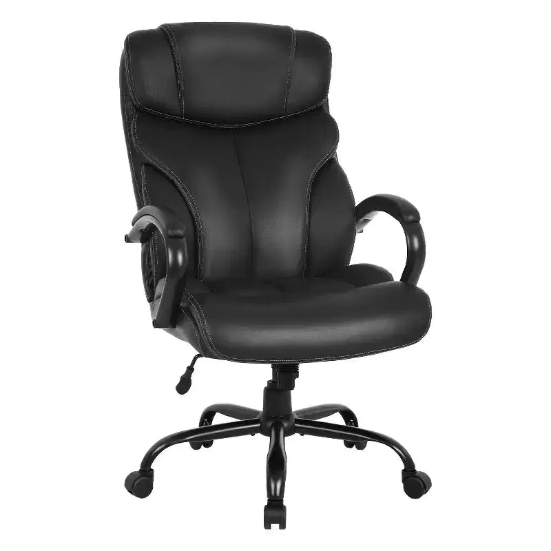 BestMassage Big and Tall Office Chair 500lbs Office Chair PU Leather Executive Chair Computer Desk Chair
