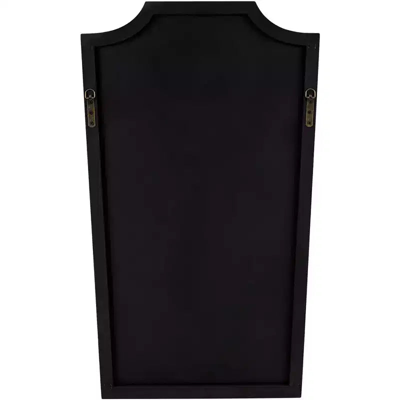 22x36 Warm Gold Wall Mirror, Curved Crown, Traditional Style