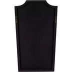 22x36 Warm Gold Wall Mirror, Curved Crown, Traditional Style