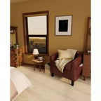 Set of 2 Faux Leather Accent Chairs, U-Shaped Backrest, Side Pocket