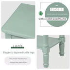 24-Inch Retro Narrow Console Table with 3 Drawers and Bottom Shelf