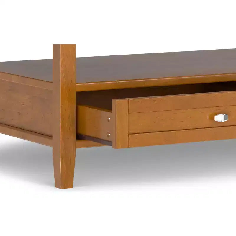 Norfolk SOLID WOOD 48 inch Wide Rectangle Transitional Lift Top Coffee Table