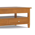 Norfolk SOLID WOOD 48 inch Wide Rectangle Transitional Lift Top Coffee Table