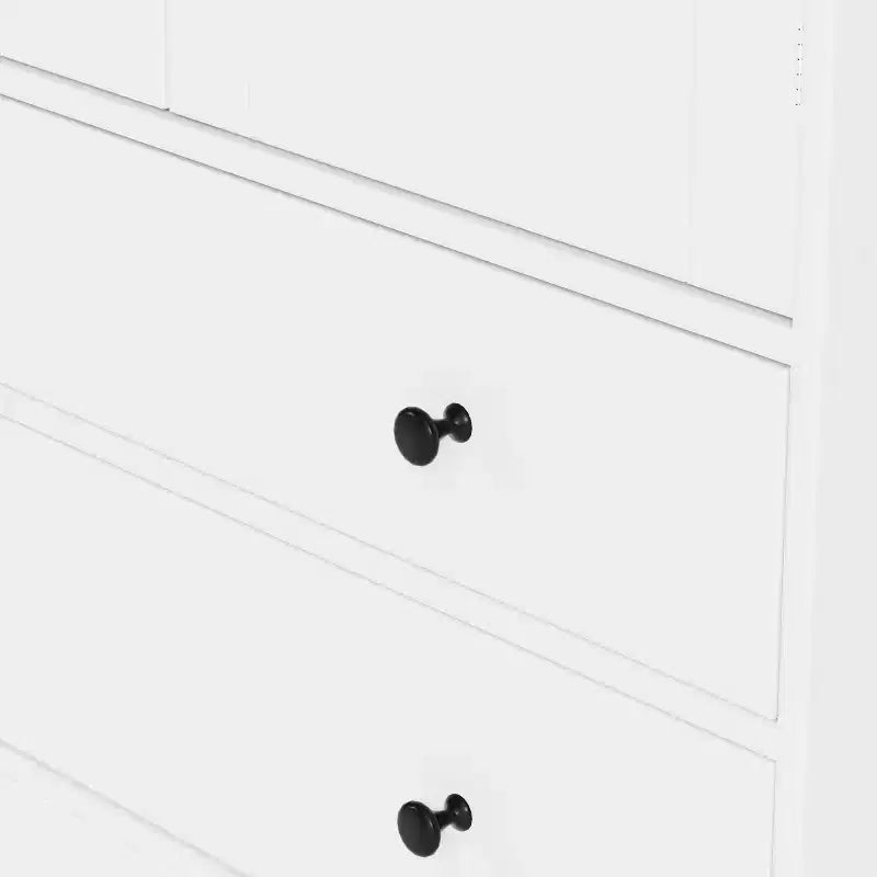 77-Inch Freestanding Tall Kitchen Pantry Cabinet, 3 Drawers, Adjustable Shelves