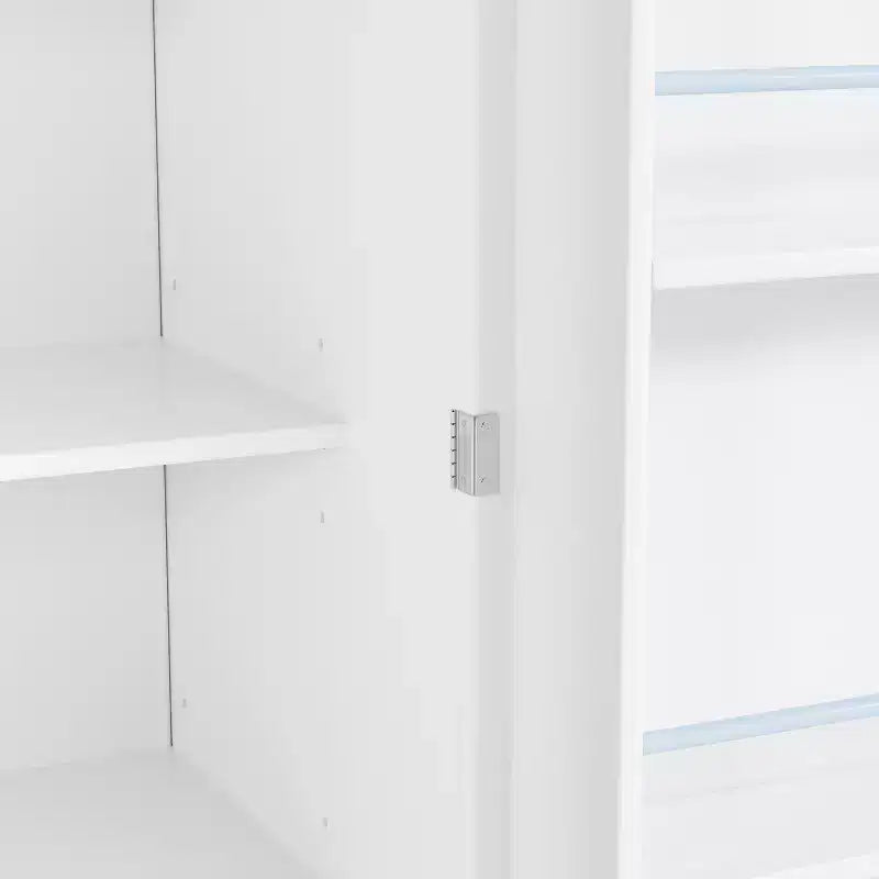 77-Inch Freestanding Tall Kitchen Pantry Cabinet, 3 Drawers, Adjustable Shelves