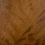 Round Accent Table, Solid Acacia Wood, Walnut Finish