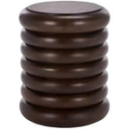 Anatoly Round Accent Table - ACC6615 - Brown - Safavieh
