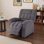 Power Recliner Chair with 8-Point Massage, Heating, and Extending Footrest