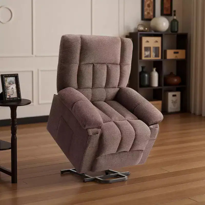 Power Recliner Chair with 8-Point Massage, Heating, and Extending Footrest