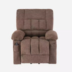 Power Recliner Chair with 8-Point Massage, Heating, and Extending Footrest