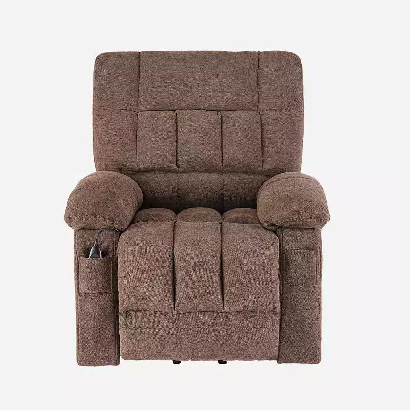 Power Recliner Chair with 8-Point Massage, Heating, and Extending Footrest