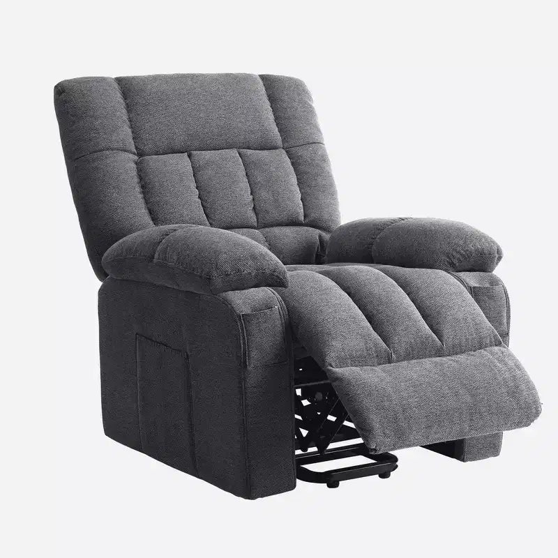 Power Recliner Chair with 8-Point Massage, Heating, and Extending Footrest