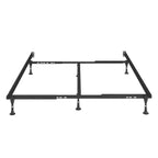 Twin/Full Atlas Lock Metal Bed Frame, Black, 1500 lb Capacity, Made in USA