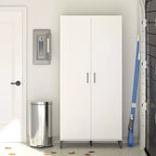 Systembuild Flex Tall Storage Cabinet, White