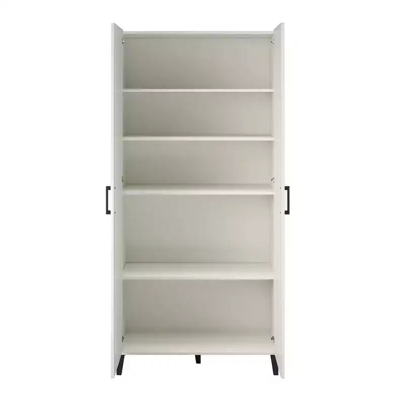 Systembuild Flex Tall Storage Cabinet, White