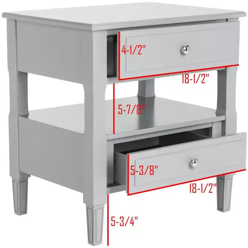 Jenson Night Stand - FOX6277 - Safavieh Couture