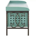 Wooden Storage Bench with Drawers, 550 lb Capacity, No Assembly Required