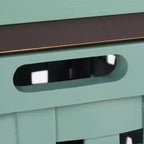 Wooden Storage Bench with Drawers, 550 lb Capacity, No Assembly Required