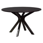 Baxton Studio Maya Modern Fabric and Wood Dining Set