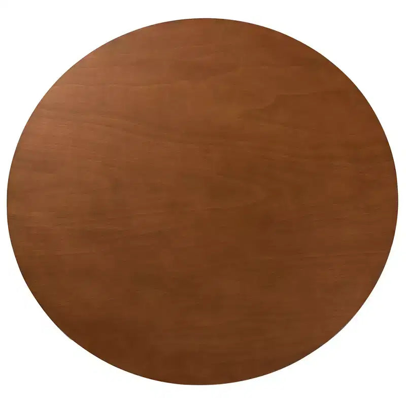 Baxton Studio Maya Modern Fabric and Wood Dining Set
