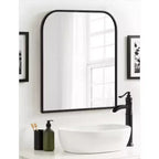 Kate & Laurel All Things Decor Valenti Wide Arch Wall Mirror