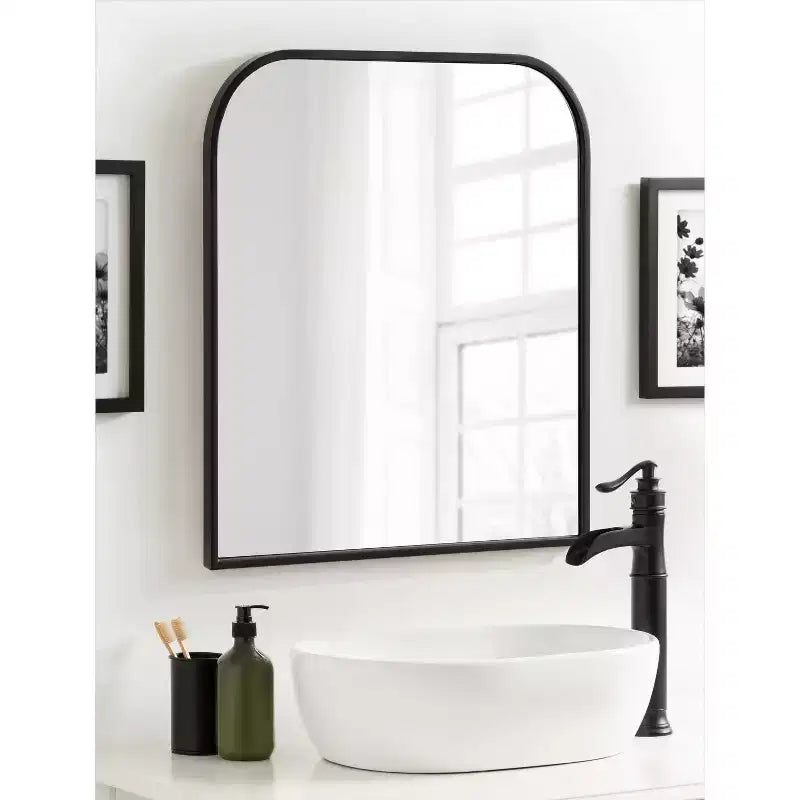 Kate & Laurel All Things Decor Valenti Wide Arch Wall Mirror