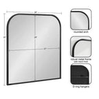 Kate & Laurel All Things Decor Valenti Wide Arch Wall Mirror